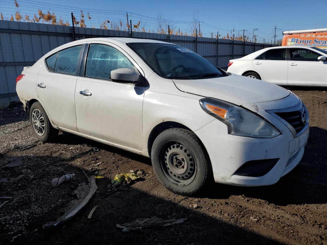2019 Nissan Versa VIN 3N1CN7AP3KL875424 Copart auction photo, rear end damage thumbnail 4