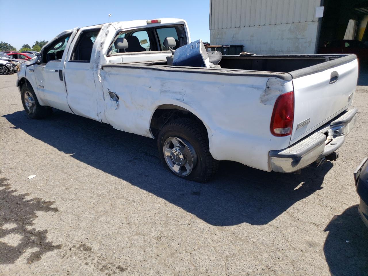2005 Ford F250 VIN 1FTSW20P85EC42755 Copart auction photo, all over damage thumbnail 2