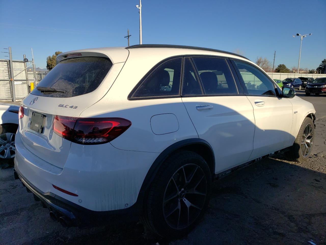 2021 Mercedes-Benz GLC VIN W1N0G6EBXMF945798 Copart auction photo, front end / minor dent/scratches damage thumbnail 3