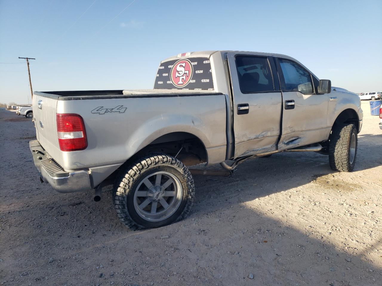 2005 Ford F-150 VIN 1FTPW14595KE68930 Copart auction photo, side / undercarriage damage thumbnail 3