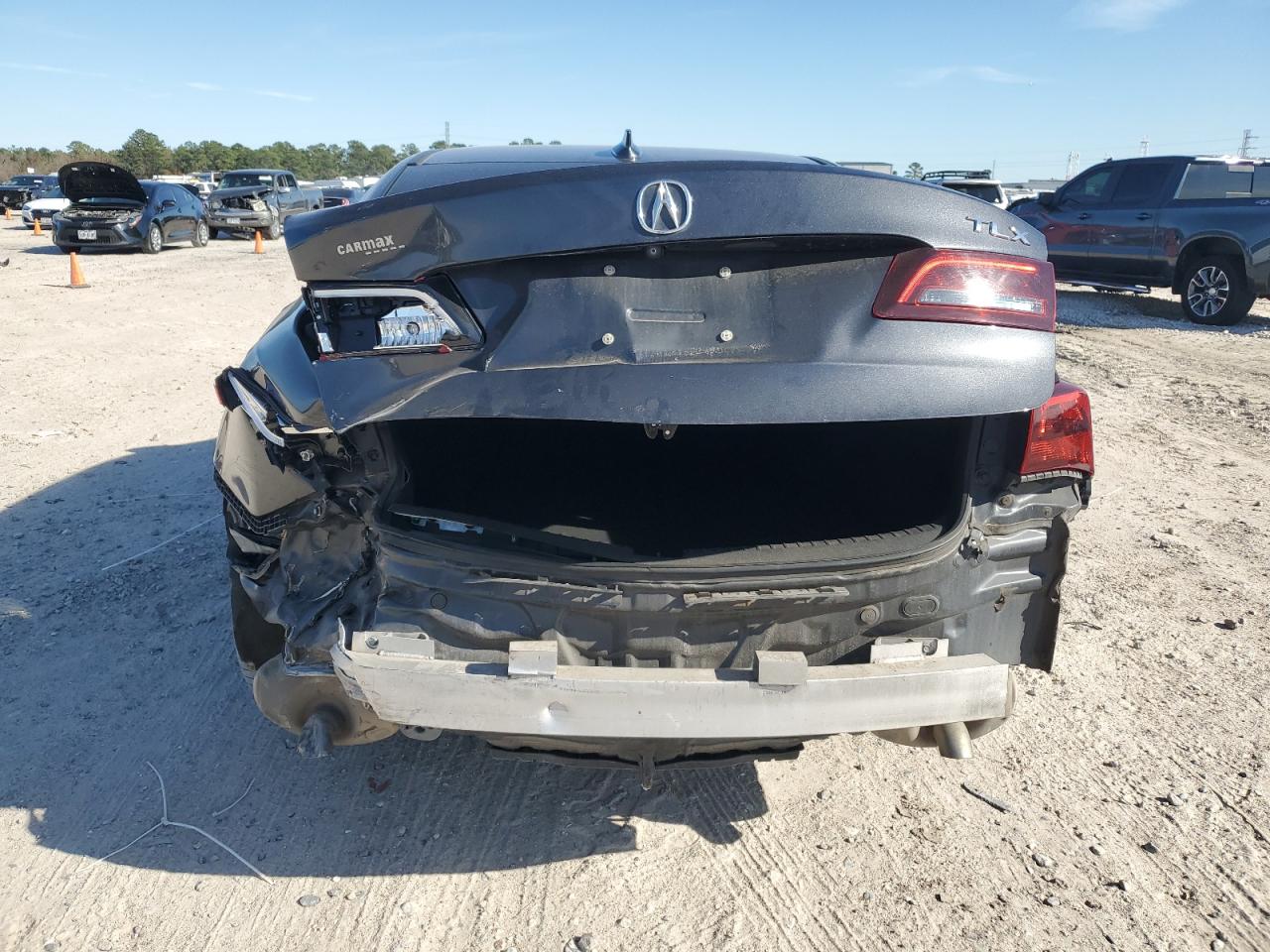 2016 Acura TLX VIN 19UUB1F32GA005936 Copart auction photo, rear end damage thumbnail 6