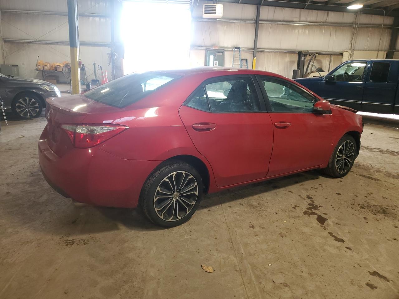 2015 Toyota Corolla VIN 2T1BURHE1FC278681 Copart auction photo, front end damage thumbnail 3