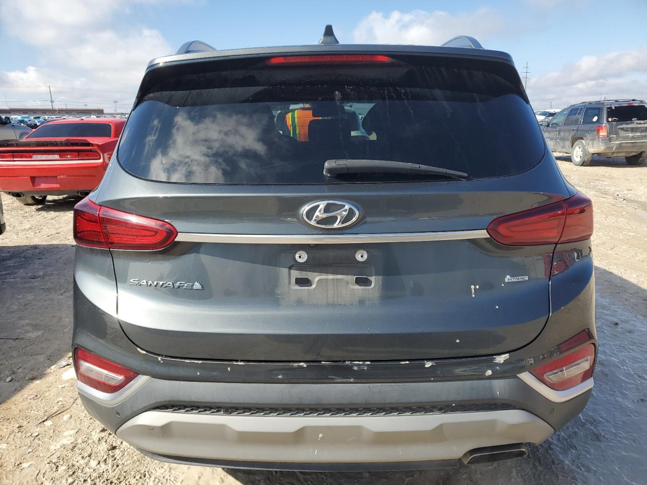 2020 Hyundai Santa Fe VIN 5NMS3CAD9LH225279 Copart auction photo, front end damage thumbnail 6