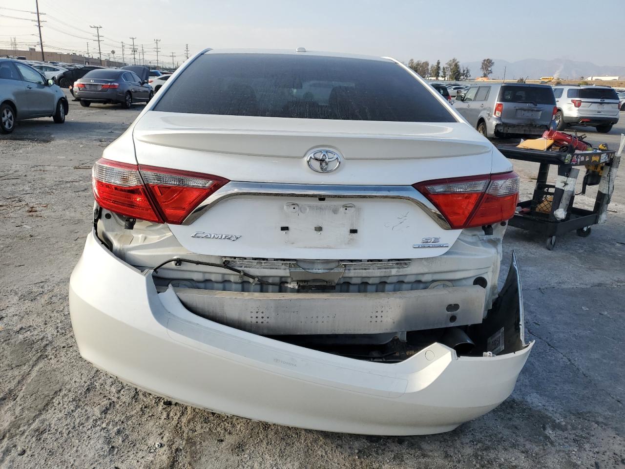2016 Toyota Camry VIN 4T1BF1FK3GU504630 Copart auction photo, rear end damage thumbnail 6