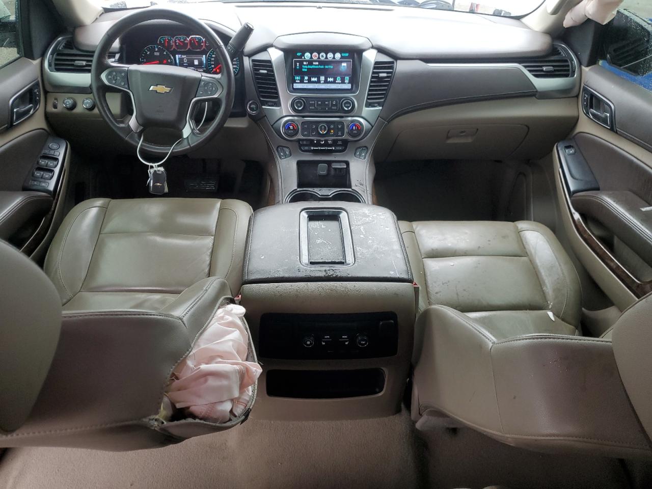 2020 Chevrolet Tahoe VIN 1GNSKBKC1LR230885 Copart auction photo, top/roof / side damage thumbnail 8