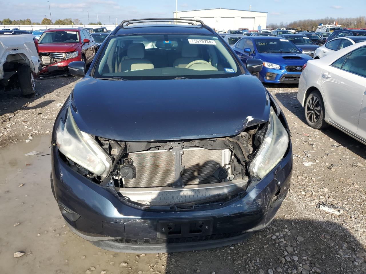 2015 Nissan Murano VIN 5N1AZ2MG5FN244974 Copart auction photo, front end damage thumbnail 5