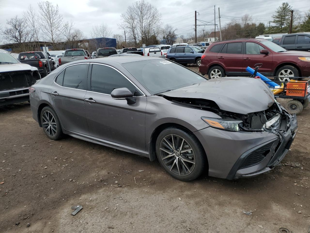 2023 Toyota Camry VIN 4T1G11BK0PU102400 Copart auction photo, front end damage thumbnail 4