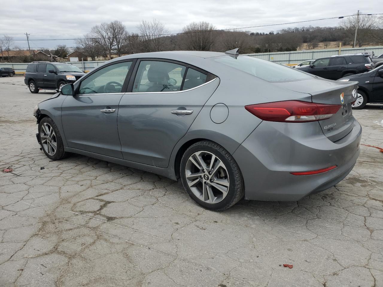 2017 Hyundai Elantra VIN KMHD84LF1HU101680 Copart auction photo, front end damage thumbnail 2