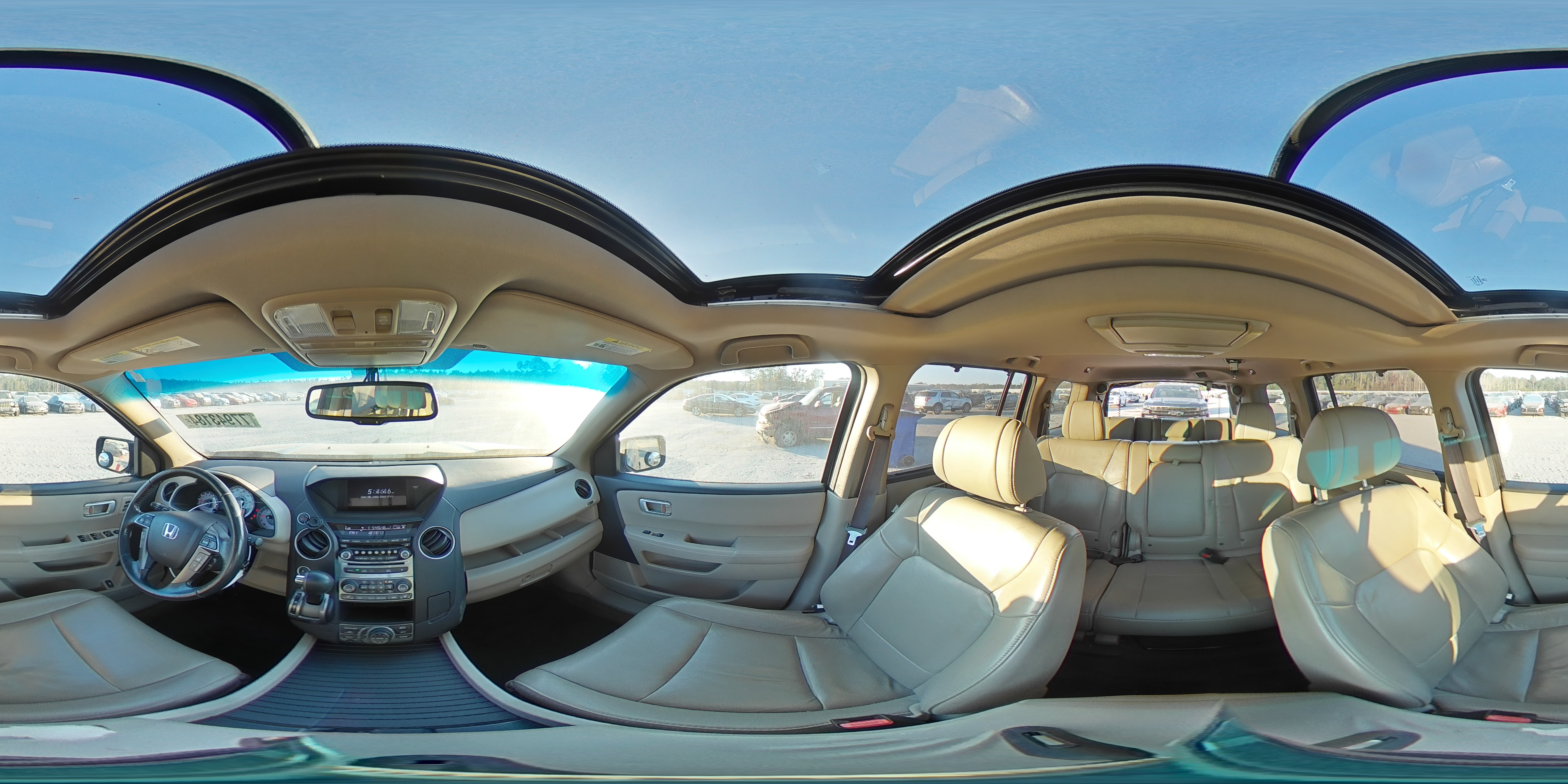 2015 Honda Pilot VIN 5FNYF4H94FB044749 Copart auction photo, rear end damage thumbnail 14