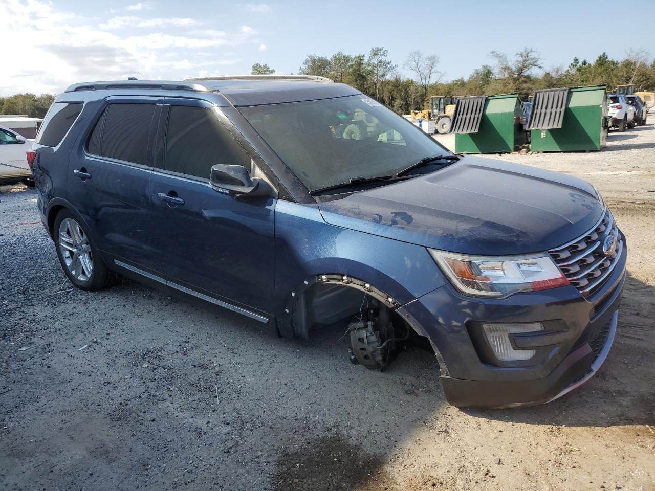 2017 Ford Explorer VIN 1FM5K7D83HGD35888 Copart auction photo, front end damage thumbnail 4
