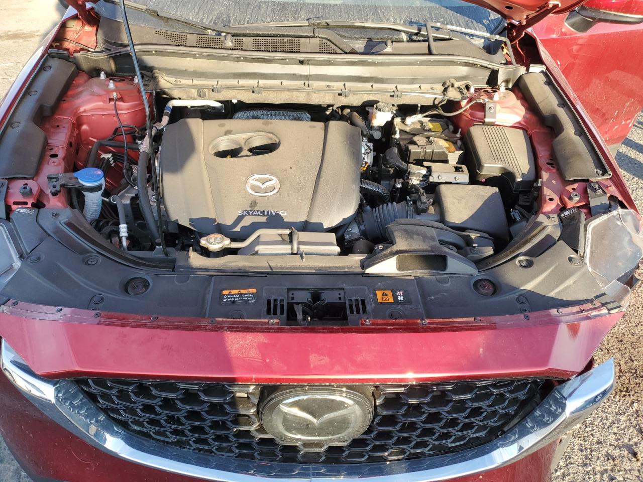 2022 Mazda CX-5 VIN JM3KFBCM6N0562582 Copart auction photo, side / rear end damage thumbnail 13
