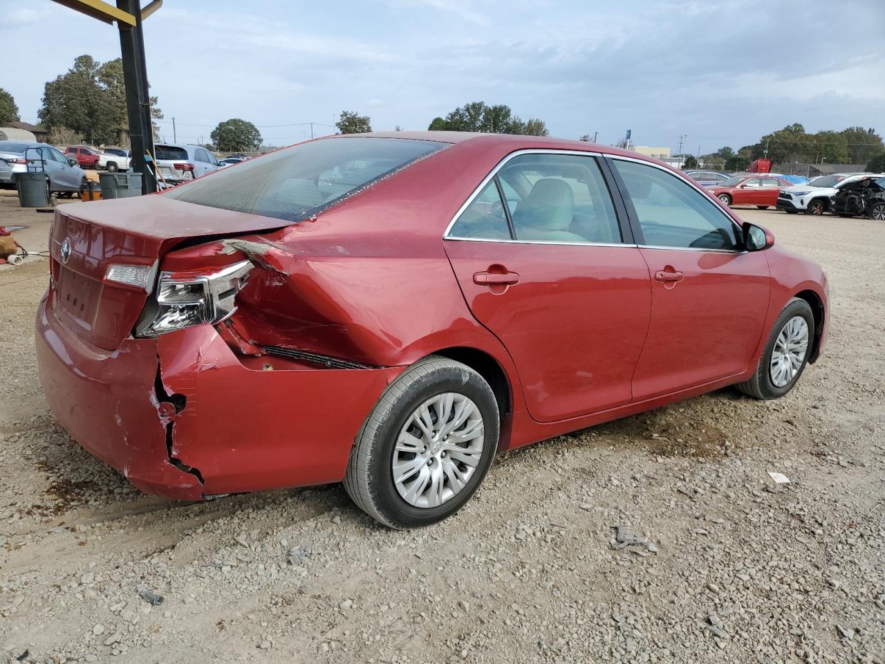 2012 Toyota Camry VIN 4T1BF1FK0CU516308 Copart auction photo, rear end damage thumbnail 3