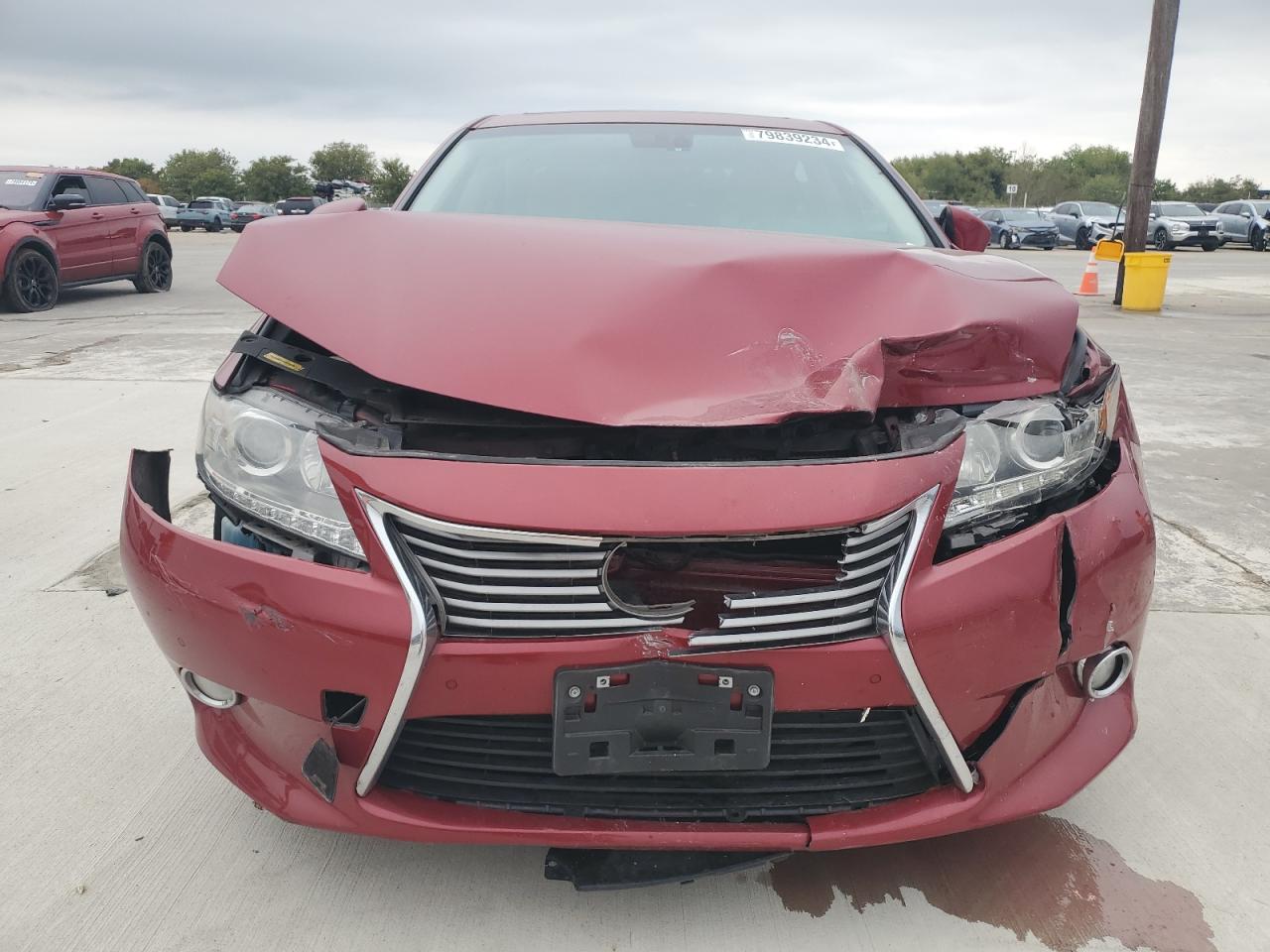 2013 Lexus ES VIN JTHBW1GG8D2029156 Copart auction photo, front end damage thumbnail 5