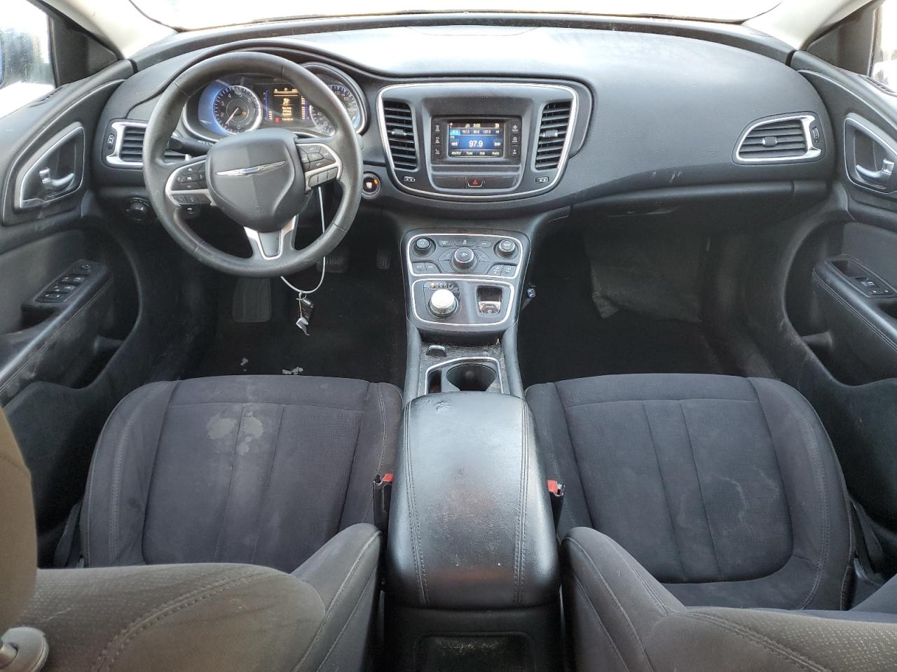 2015 Chrysler 200 VIN 1C3CCCAB9FN574375 Copart auction photo, side / front end damage thumbnail 8