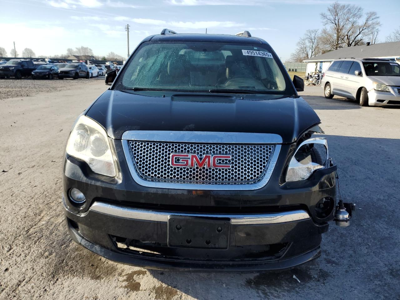 2011 GMC Acadia VIN 1GKKVTED1BJ355607 Copart auction photo, front end / side damage thumbnail 5