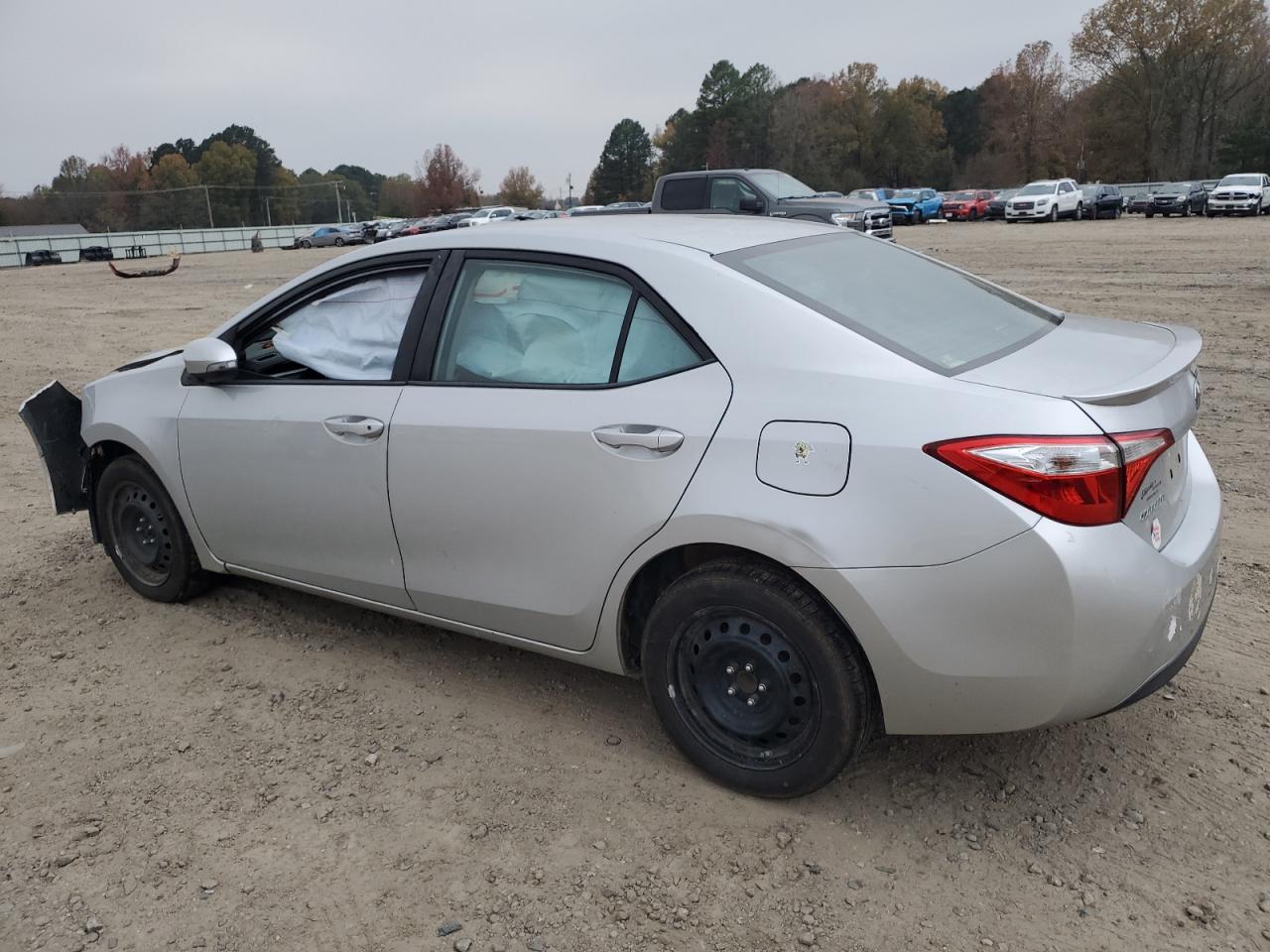 2016 Toyota Corolla VIN 5YFBURHE6GP384402 Copart auction photo, front end / frame damage damage thumbnail 2