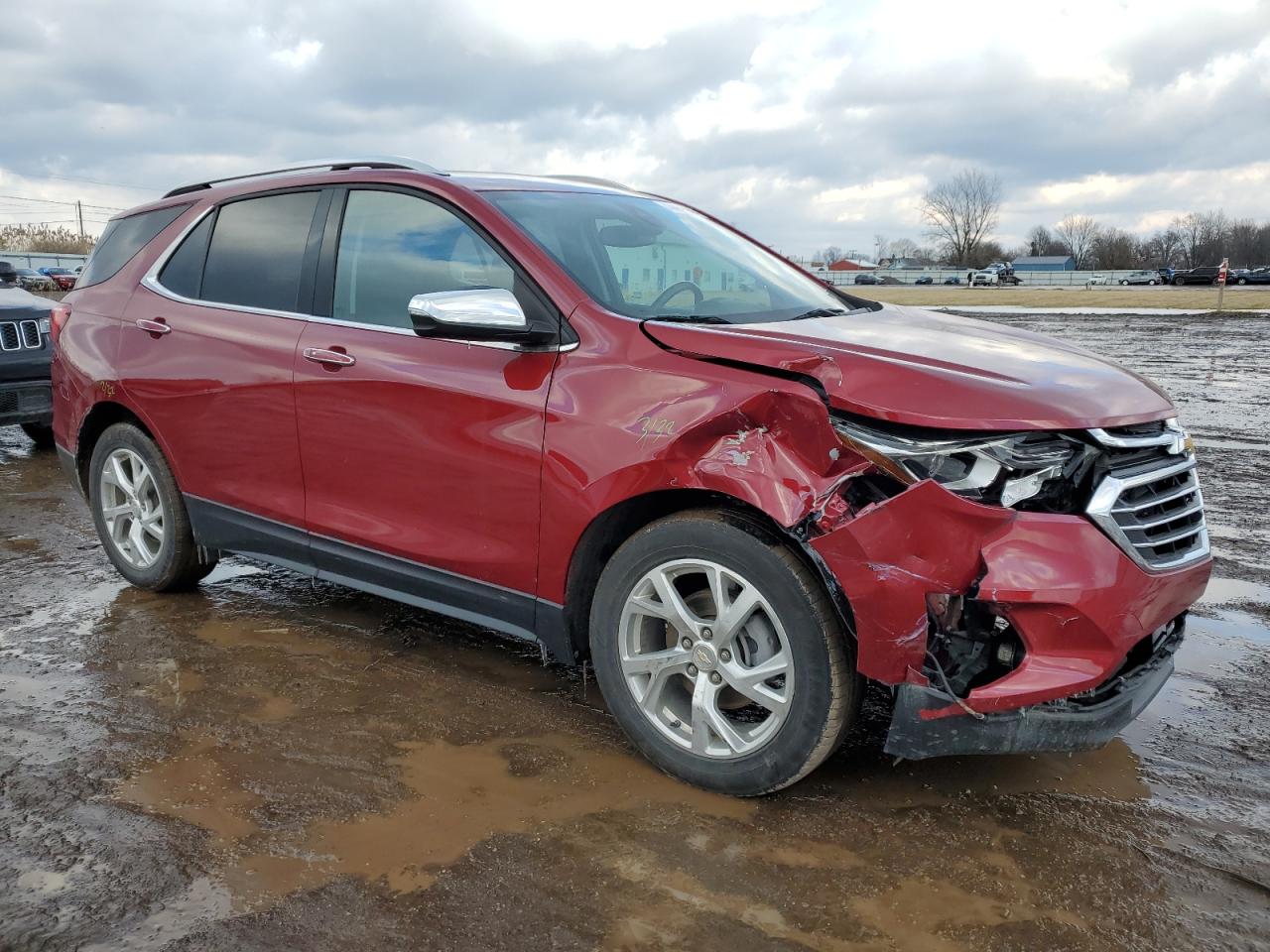 2020 Chevrolet Equinox VIN 3GNAXNEV4LS628259 Copart auction photo, front end damage thumbnail 4