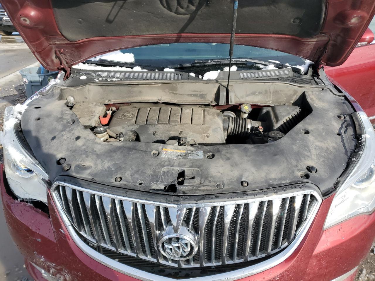 2017 Buick Enclave VIN 5GAKVBKDXHJ136844 Copart auction photo, front end damage thumbnail 13