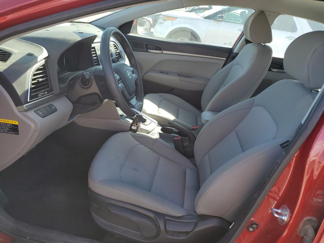 2017 Hyundai Elantra VIN KMHD74LF4HU364149 Copart auction photo, rear end damage thumbnail 7