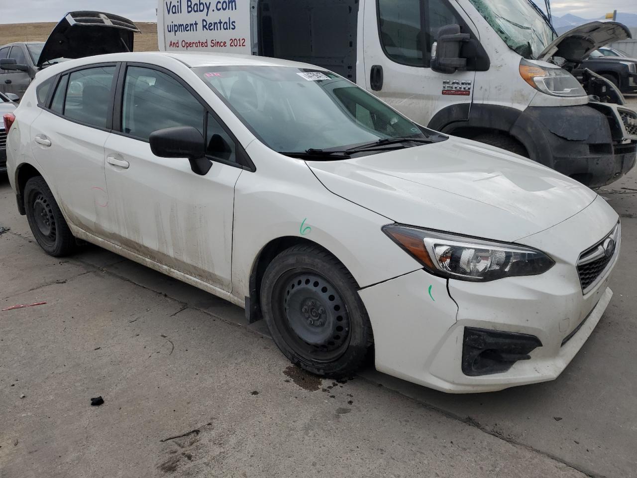 2018 Subaru Impreza VIN 4S3GTAA66J1721854 Copart auction photo, front end damage thumbnail 4