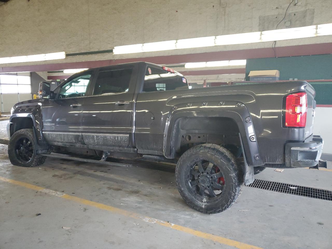 2015 GMC Sierra VIN 1GT12ZE84FF574513 Copart auction photo, front end damage thumbnail 2