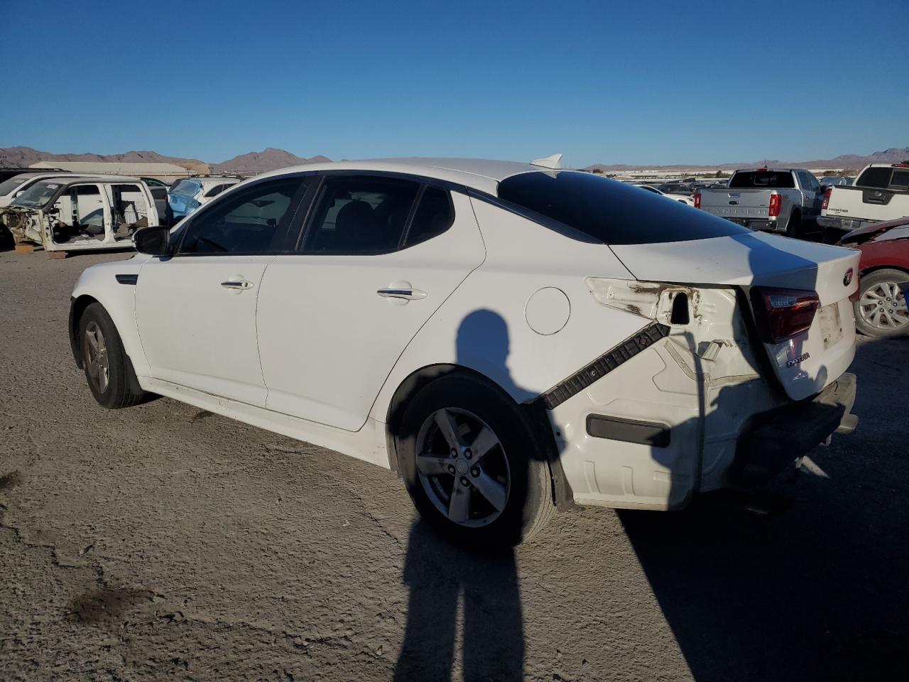 2015 KIA Optima VIN KNAGM4A74F5562594 Copart auction photo, vandalism damage thumbnail 2
