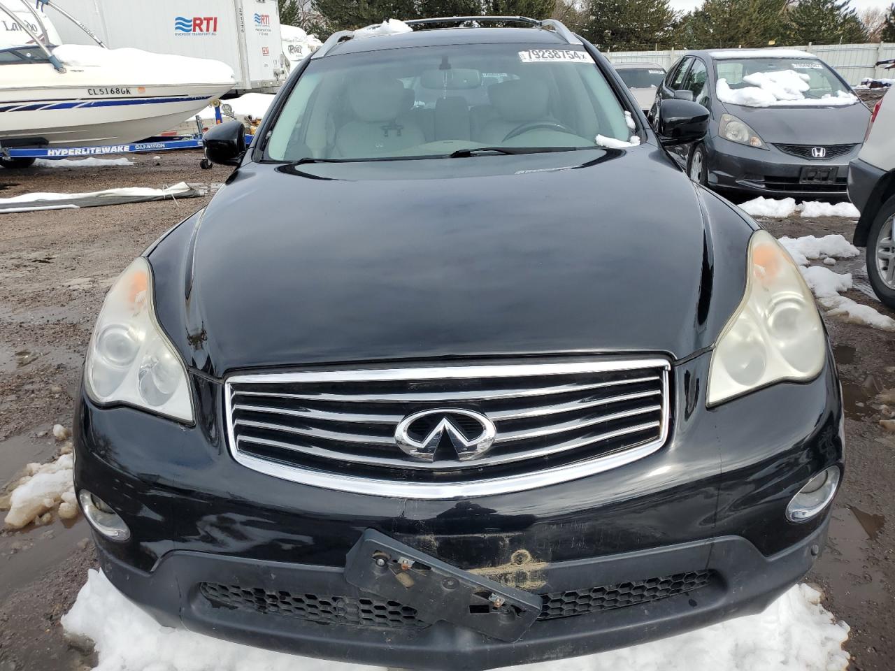 2008 Infiniti EX VIN JNKAJ09F98M360816 Copart auction photo, rear end damage thumbnail 5