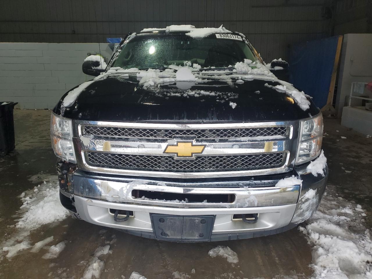 2012 Chevrolet Silverado VIN 1GCRKSE73CZ218453 Copart auction photo, front end / side damage thumbnail 5
