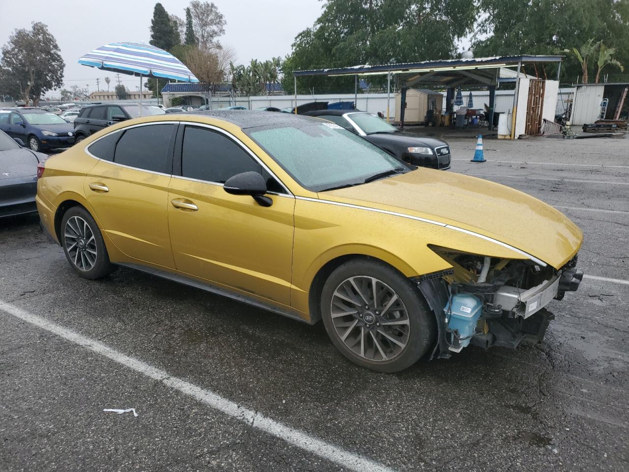2020 Hyundai Sonata VIN 5NPEJ4J20LH019228 Copart auction photo, front end damage thumbnail 4