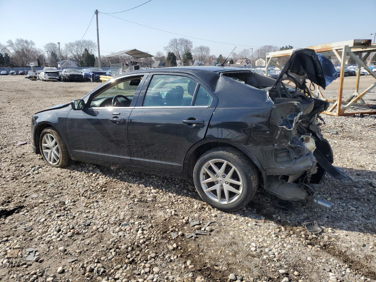 2012 Ford Fusion VIN 3FAHP0JGXCR257509 Copart auction photo, rear end / front end damage thumbnail 2