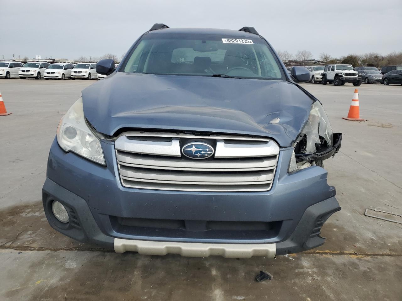 2013 Subaru Outback VIN 4S4BRDJC7D2317844 Copart auction photo, front end / side damage thumbnail 5