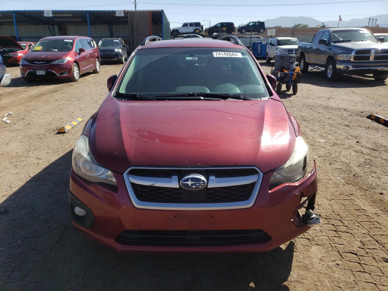 2013 Subaru Impreza VIN JF1GPAL69DH835365 Copart auction photo, front end damage thumbnail 5
