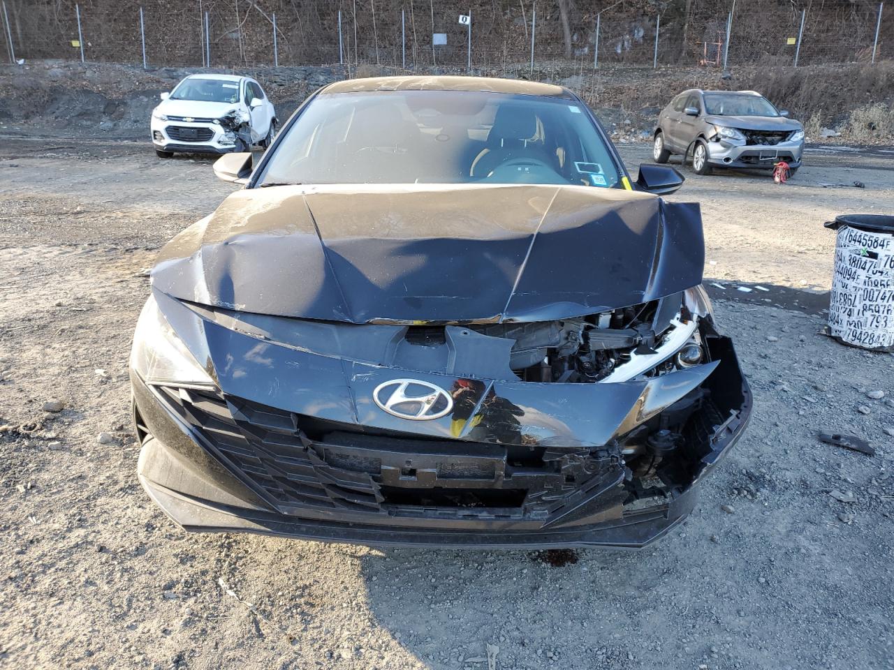 2021 Hyundai Elantra VIN 5NPLL4AG5MH017635 Copart auction photo, front end damage thumbnail 5