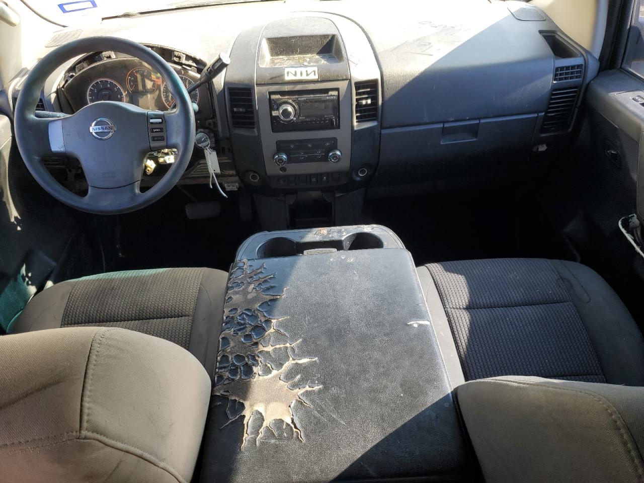 2012 Nissan Titan VIN 1N6BA0EK3CN300992 Copart auction photo, front end / mechanical damage thumbnail 8