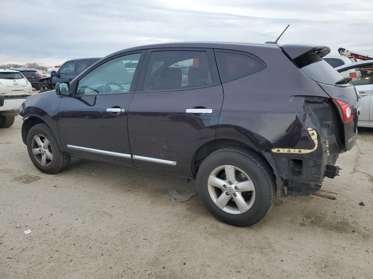 2013 Nissan Rogue VIN JN8AS5MV2DW616503 Copart auction photo, front end / rear end damage thumbnail 2