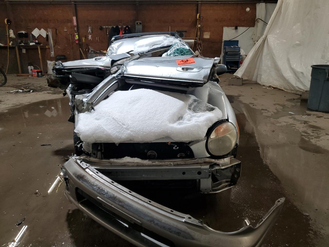 2002 Subaru Impreza VIN JF1GG68552H829900 Copart auction photo, all over damage thumbnail 5