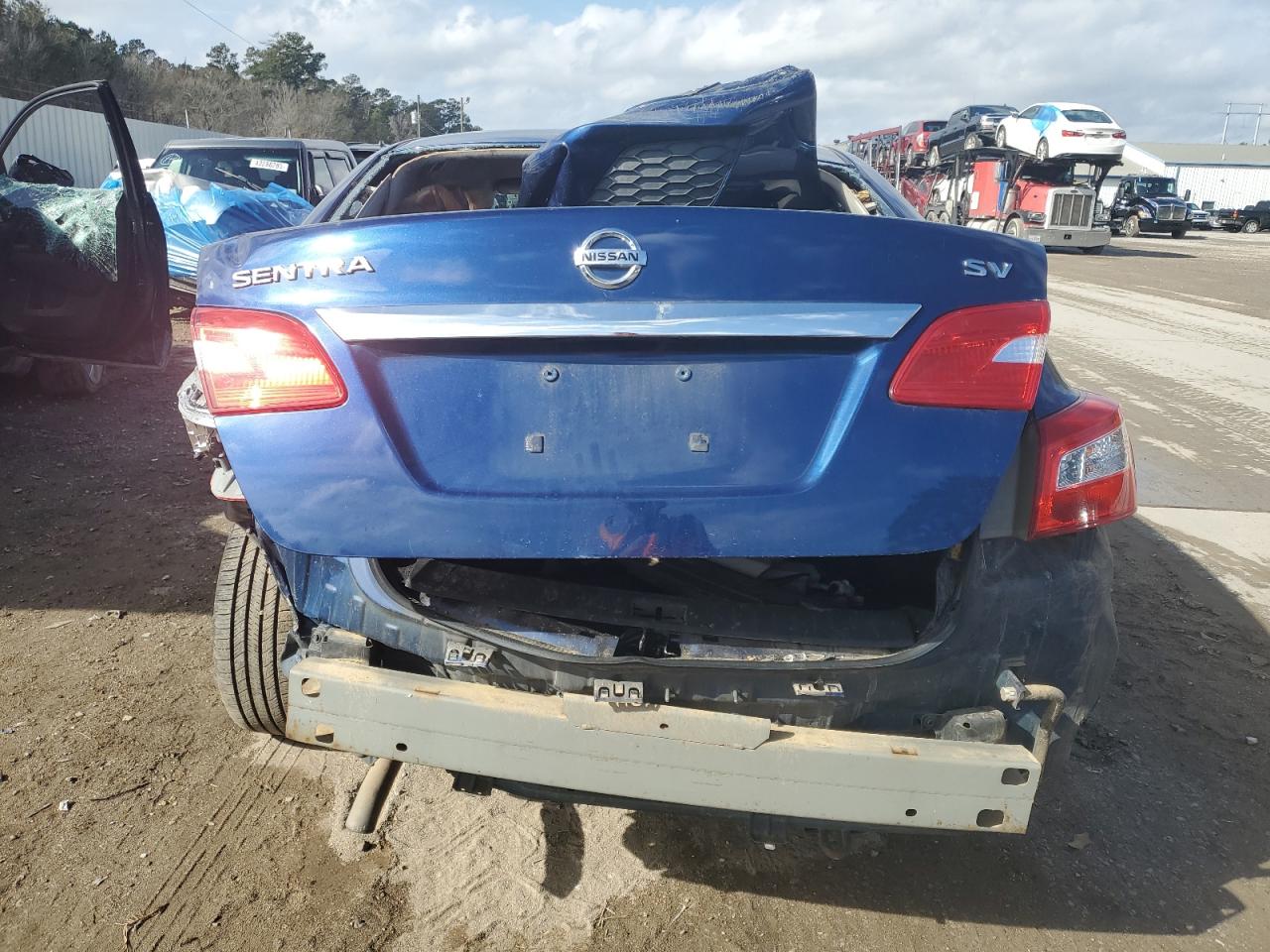 2017 Nissan Sentra VIN 3N1AB7AP1HY385768 Copart auction photo, front end / rear end damage thumbnail 6