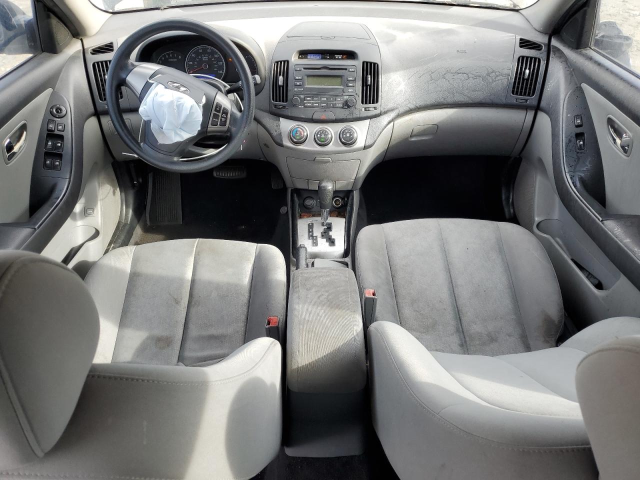 2010 Hyundai Elantra VIN KMHDU4AD8AU208955 Copart auction photo, front end / side damage thumbnail 8