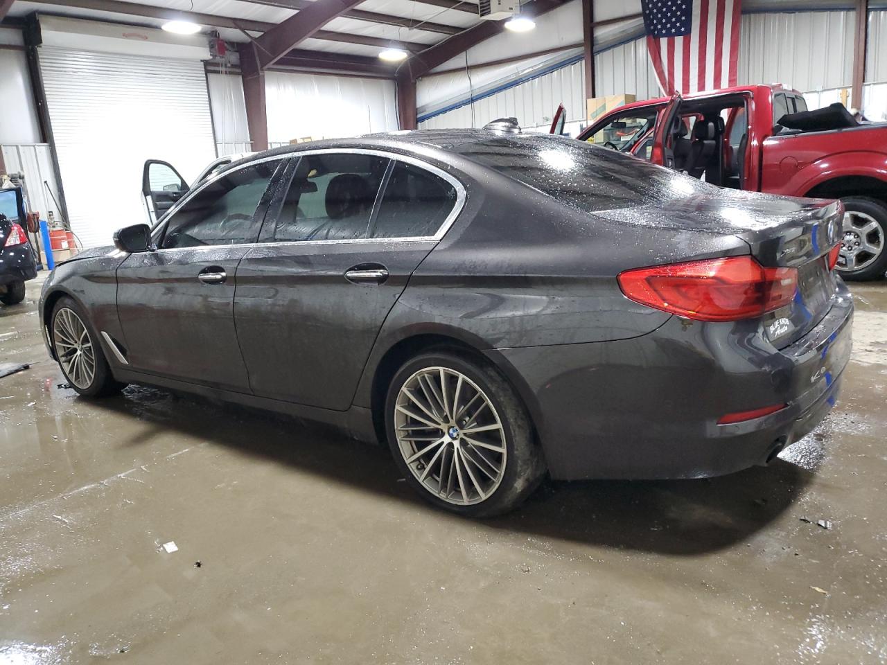 2017 BMW 5er VIN WBAJA7C38HG906848 Copart auction photo, front end damage thumbnail 2