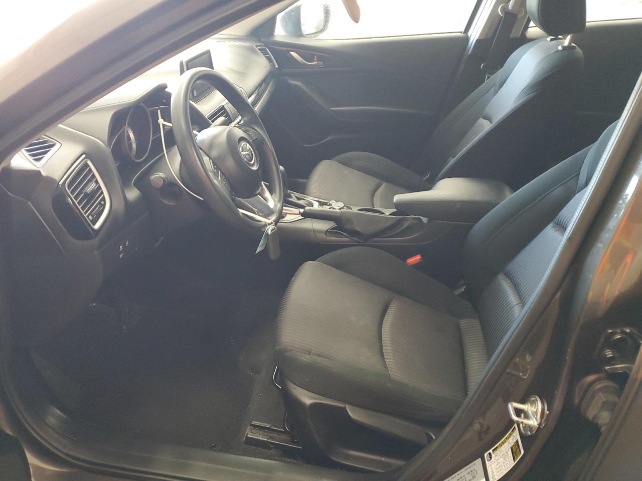 2016 Mazda 3 VIN JM1BM1U7XG1340884 Copart auction photo, rear end / front end damage thumbnail 7