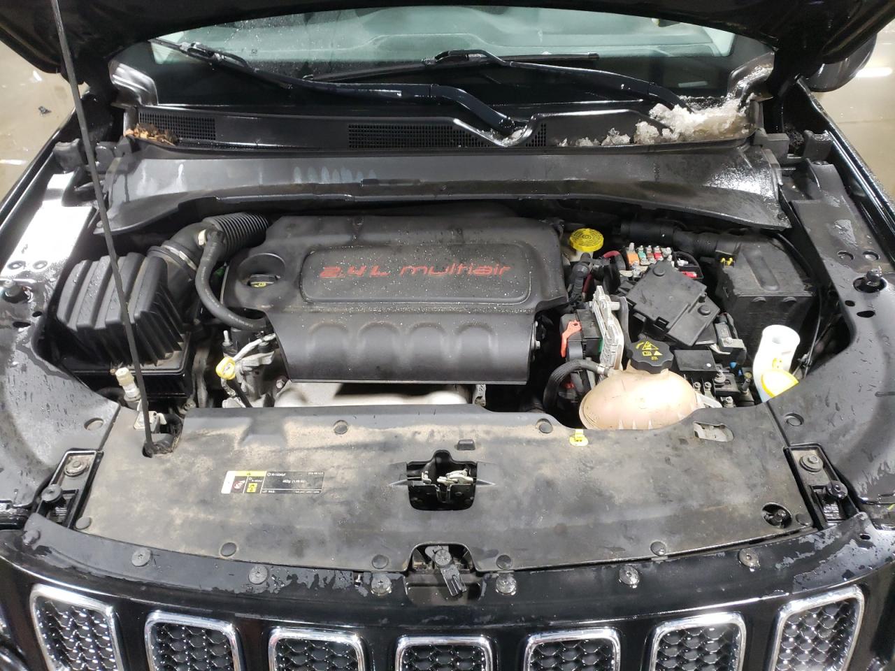 2018 Jeep Compass VIN 3C4NJDAB7JT399990 Copart auction photo, side / front end damage thumbnail 11