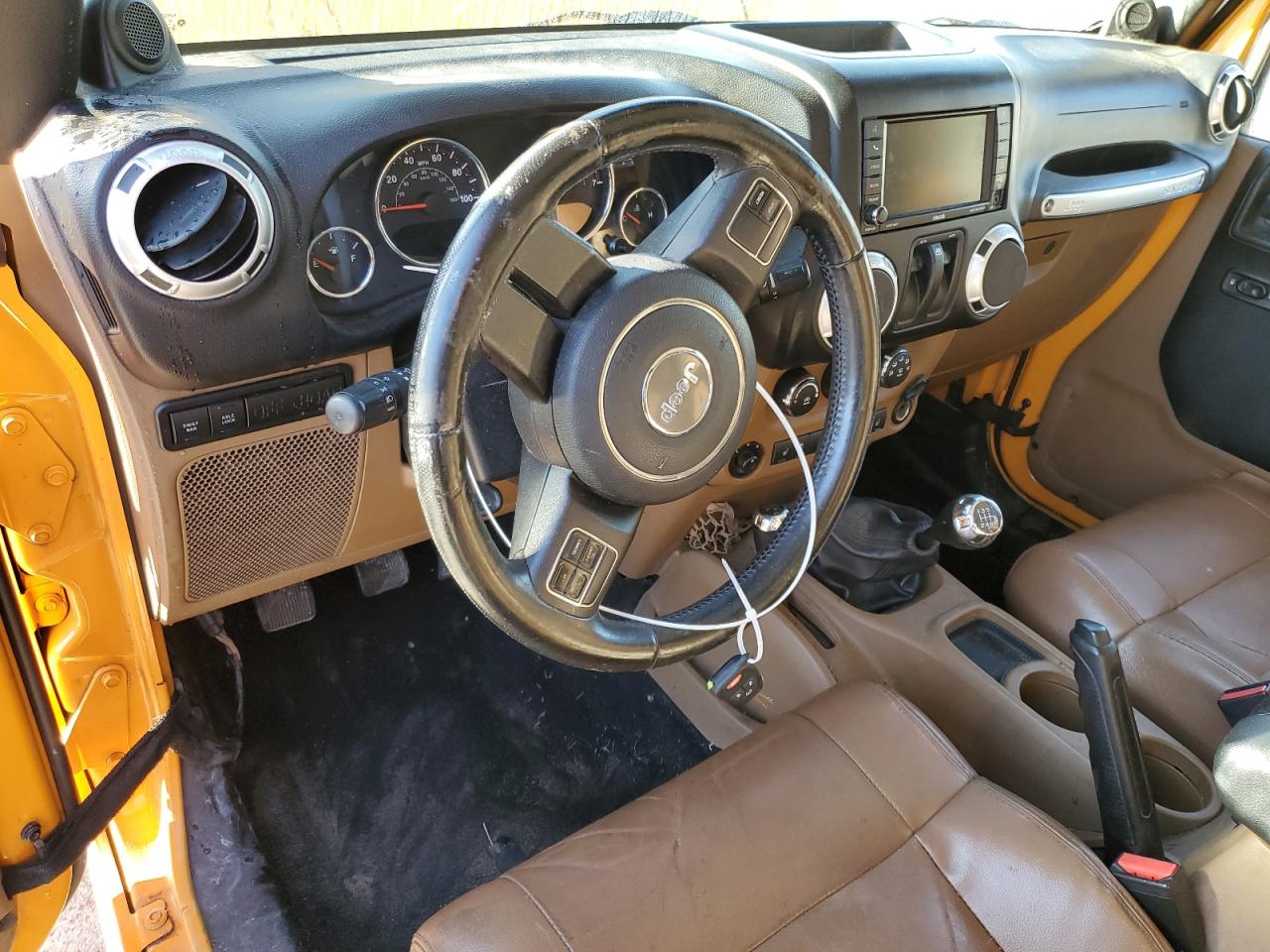 2012 Jeep Wrangler VIN 1C4BJWCG2CL135789 Copart auction photo, front end damage thumbnail 8