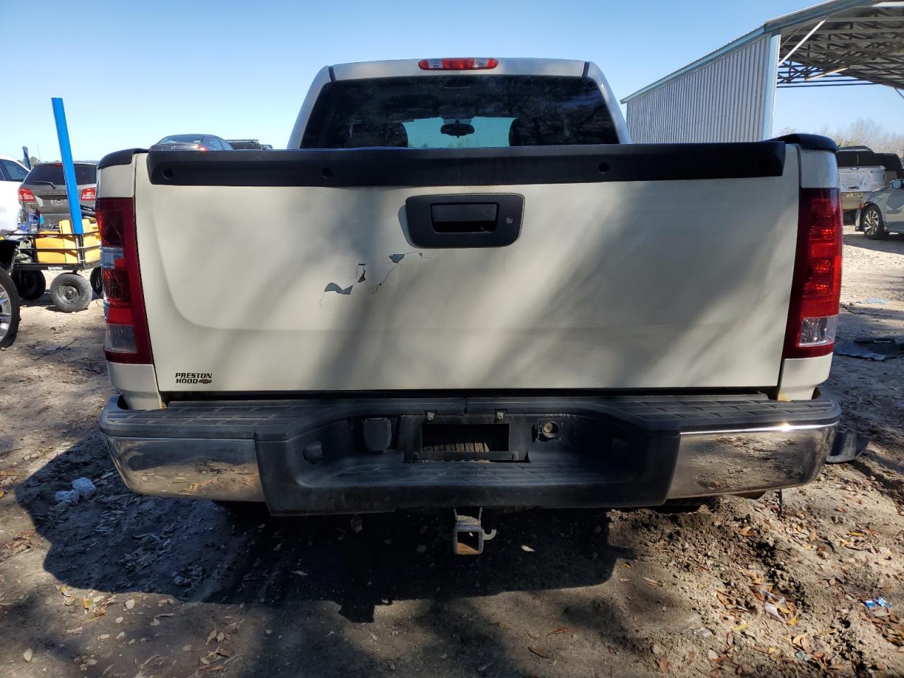 2011 GMC Sierra VIN 3GTP2VE31BG335064 Copart auction photo, side damage thumbnail 6
