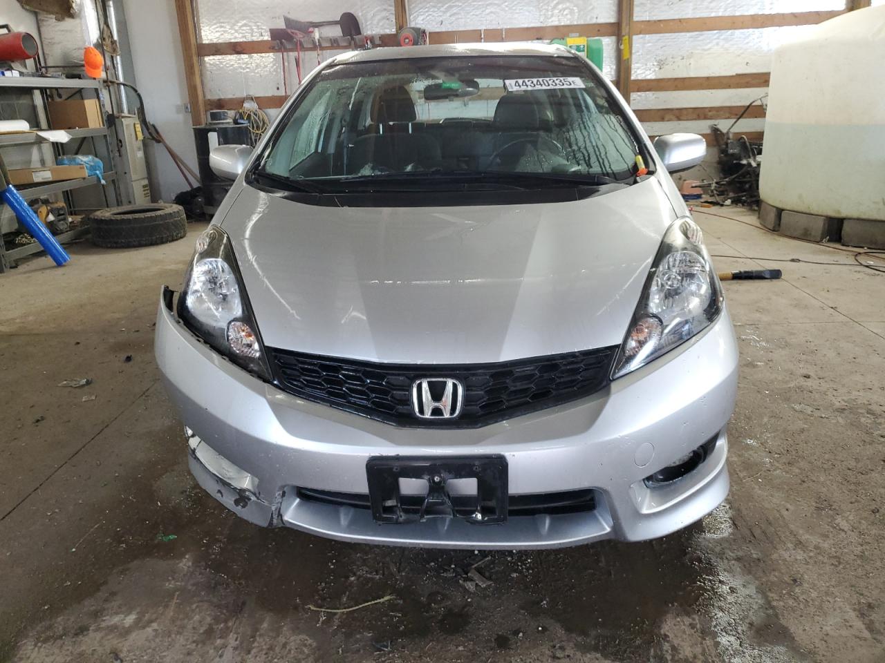 2012 Honda Fit VIN JHMGE8H56CC018163 Copart auction photo, front end / undercarriage damage thumbnail 5