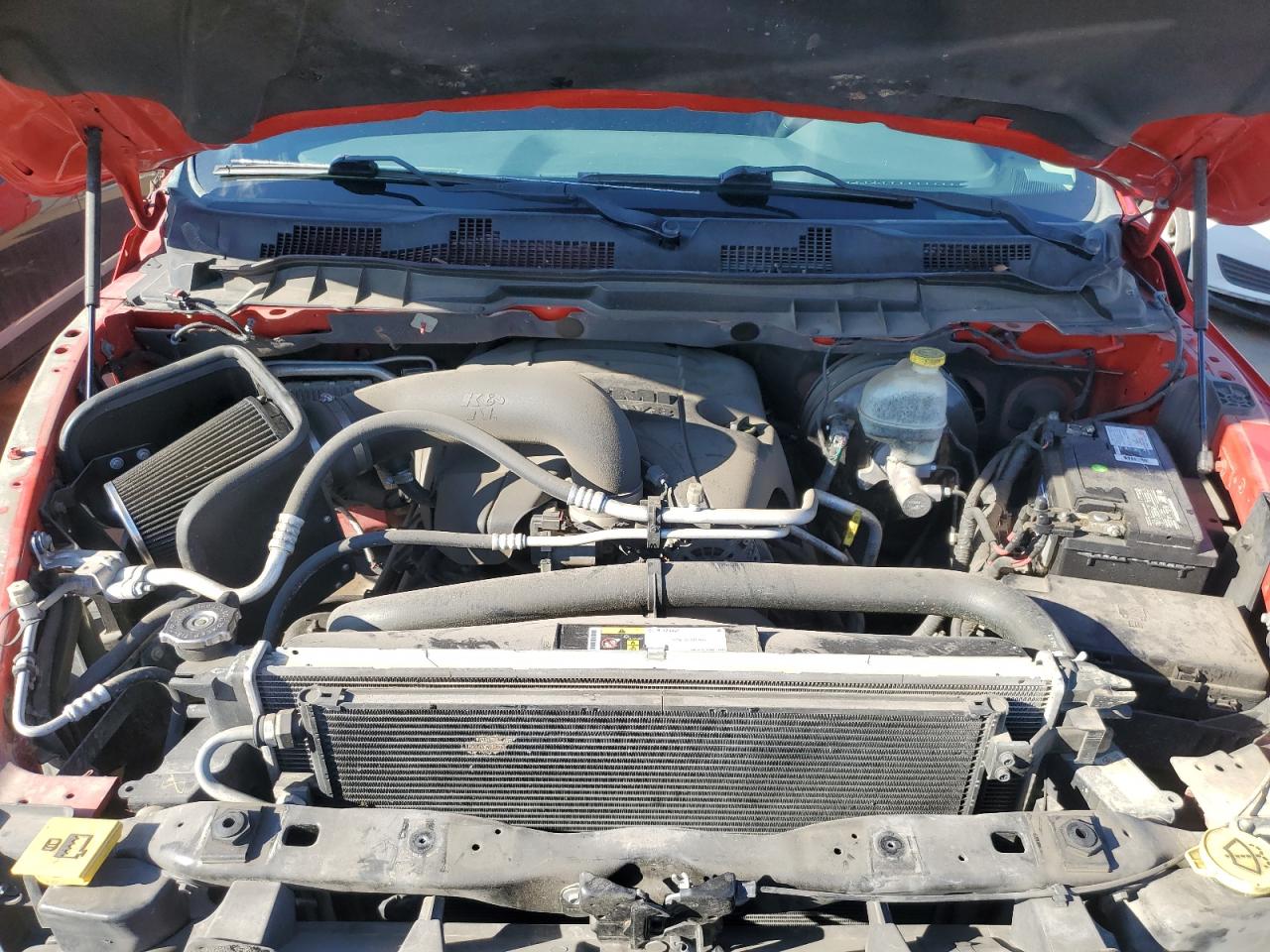2014 RAM 1500 VIN 1C6RR7KT8ES443254 Copart auction photo, front end / rear end damage thumbnail 11