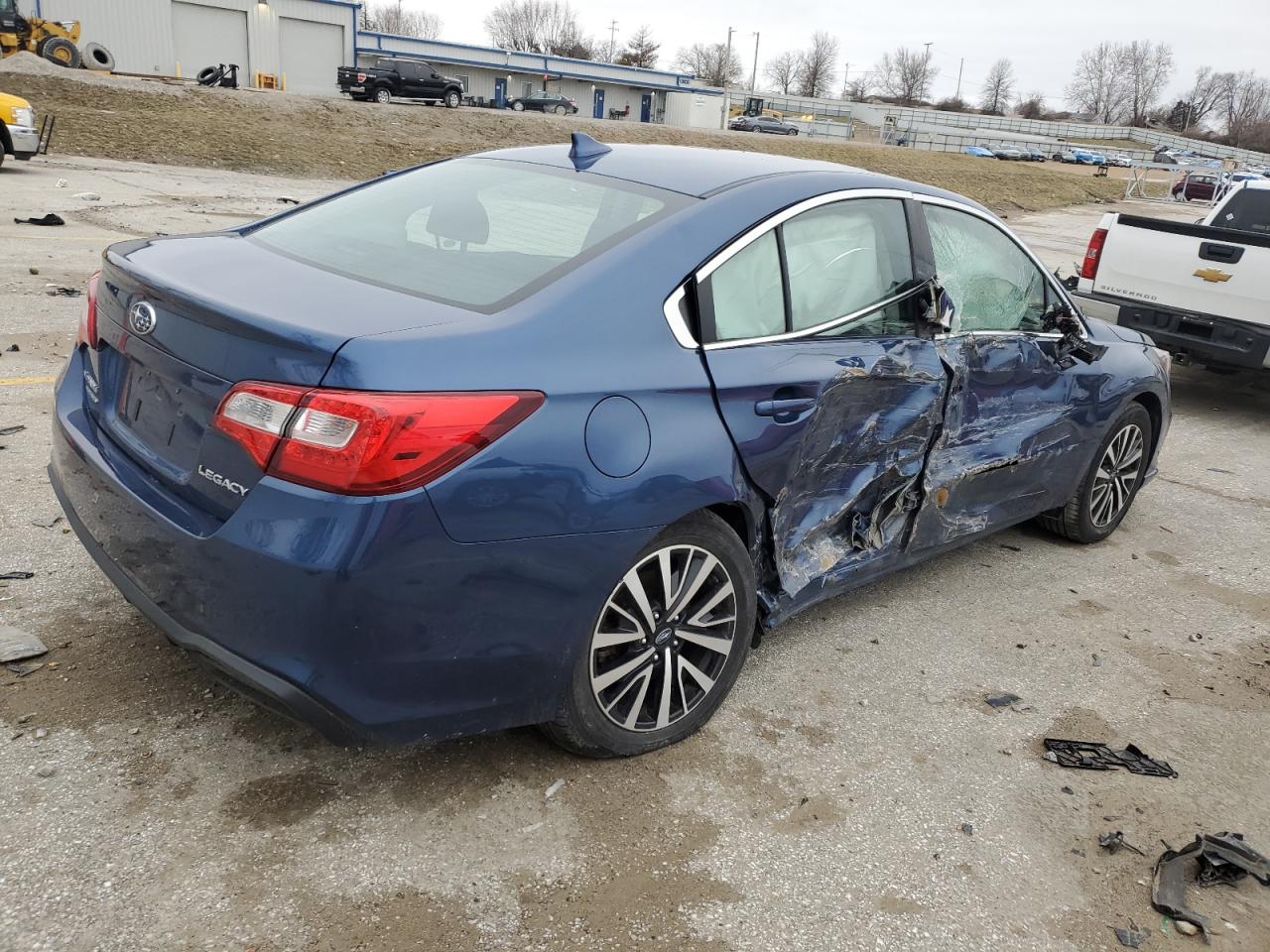 2019 Subaru Legacy VIN 4S3BNAH65K3027317 Copart auction photo, side damage thumbnail 3