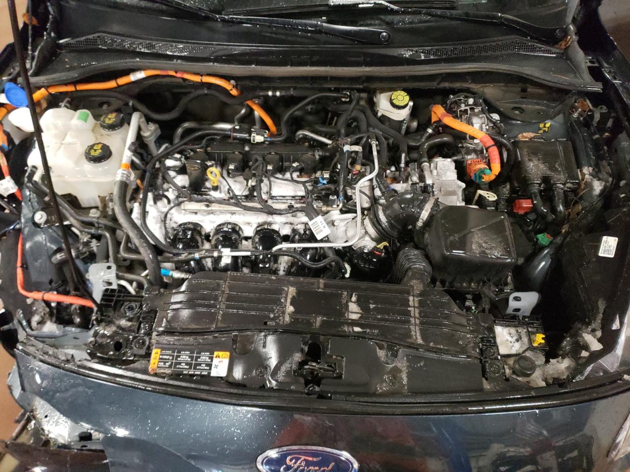 2022 Ford Escape VIN 1FMCU9CZ9NUB24070 Copart auction photo, front end / mechanical damage thumbnail 12