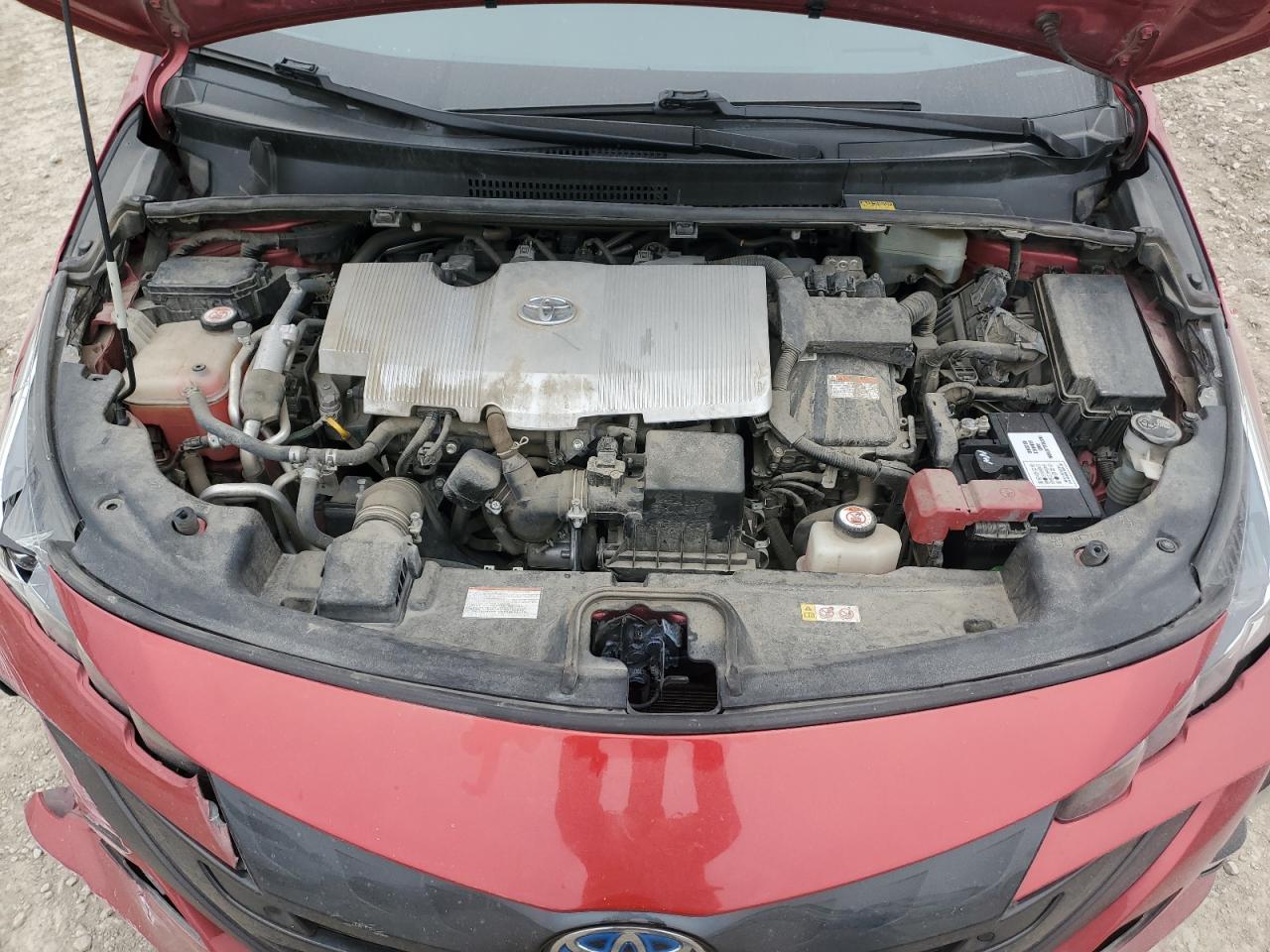 2018 Toyota Prius VIN JTDKARFP9J3070370 Copart auction photo, front end damage thumbnail 11