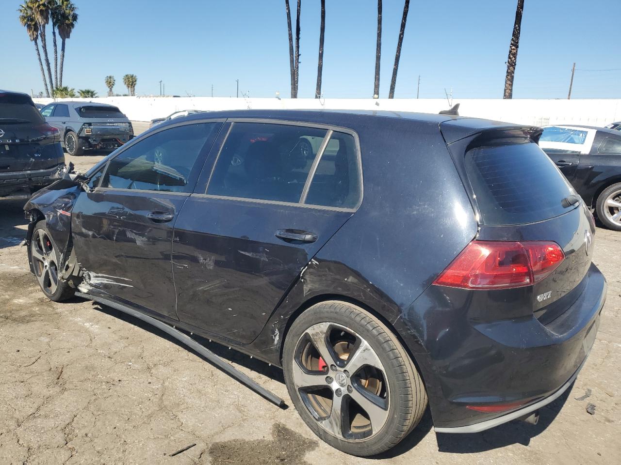 2015 Volkswagen GTI VIN 3VW4T7AU7FM044244 Copart auction photo, all over / undercarriage damage thumbnail 2