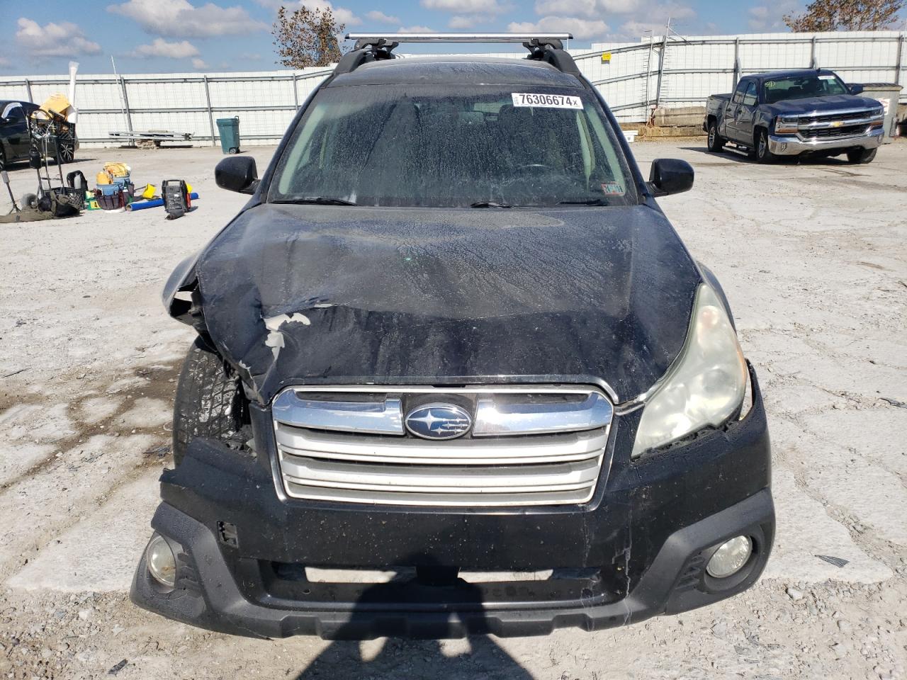 2013 Subaru Outback VIN 4S4BRBCC9D3254905 Copart auction photo, front end / side damage thumbnail 5